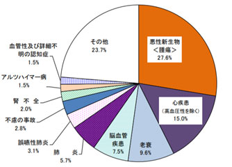 図3　主な死因の構成割合（令和２年(2020)